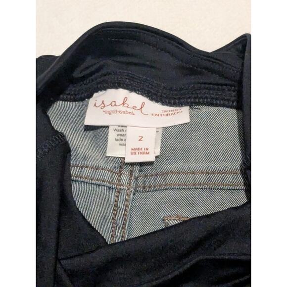 Ingrid + Isabel Maternity Women's Skinny Jeggings Jeans Size 2 Dark Wash - Picture 5 of 5